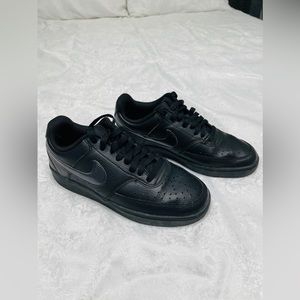 Black Nike courts